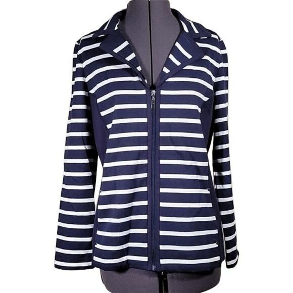 Karen Scott Sport French Terry Cardigan Sz S - Picture 1 of 10